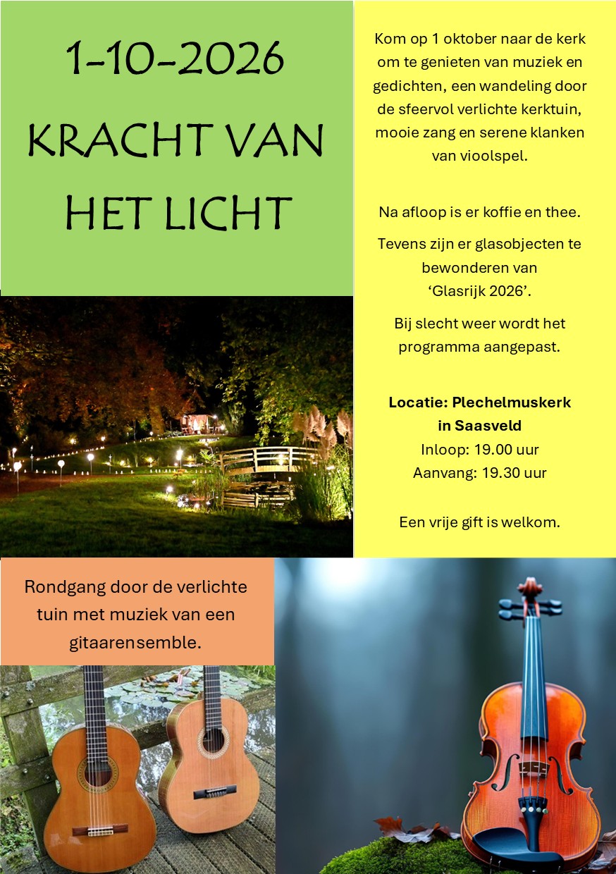 Kracht van het licht Saasveld